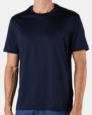Navy Embroidered Logo T-Shirt