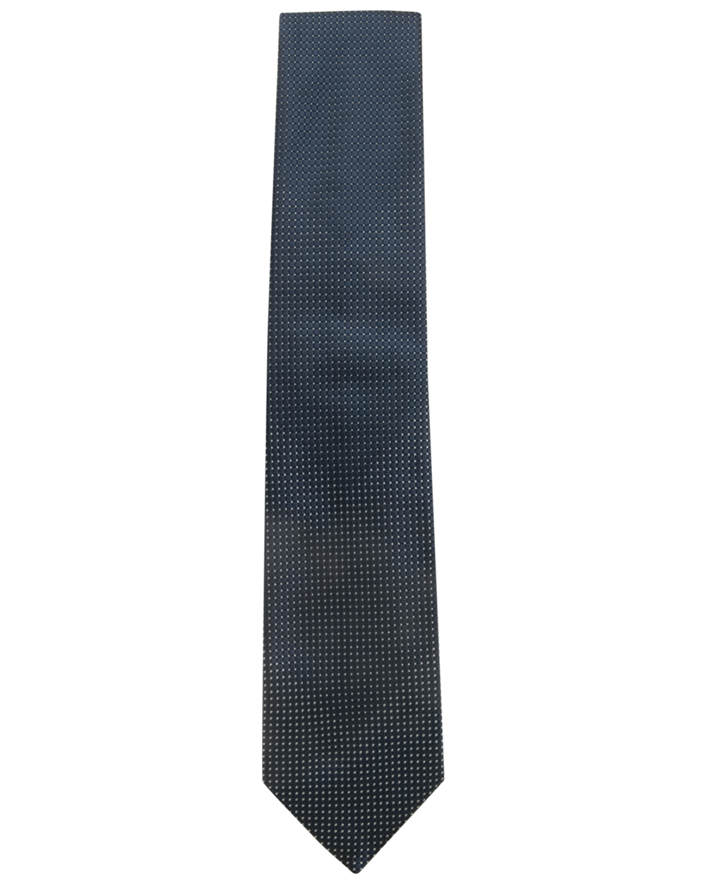 Navy and Off White Grid Tie