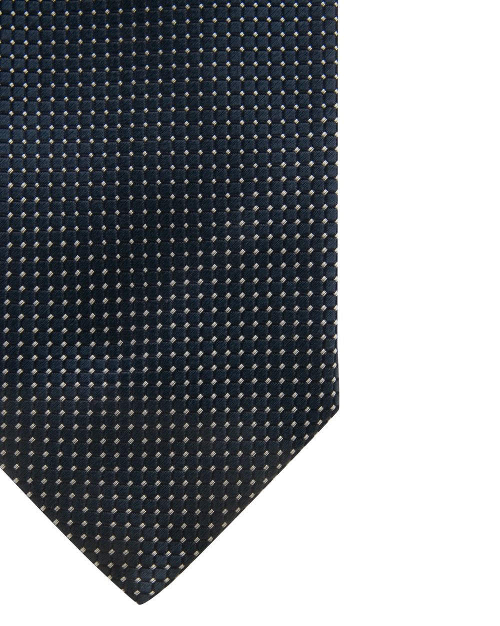 Navy and Off White Grid Tie