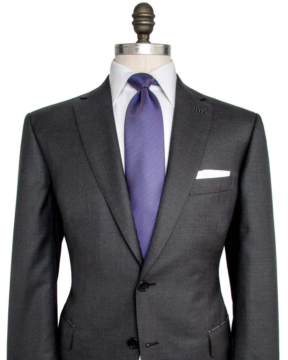 Solid Charcoal Suit – Stanley Korshak
