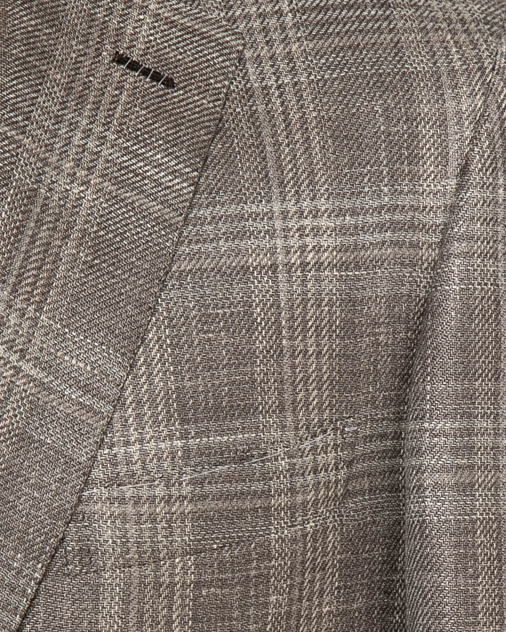 Taupe Glen Plaid Sportcoat