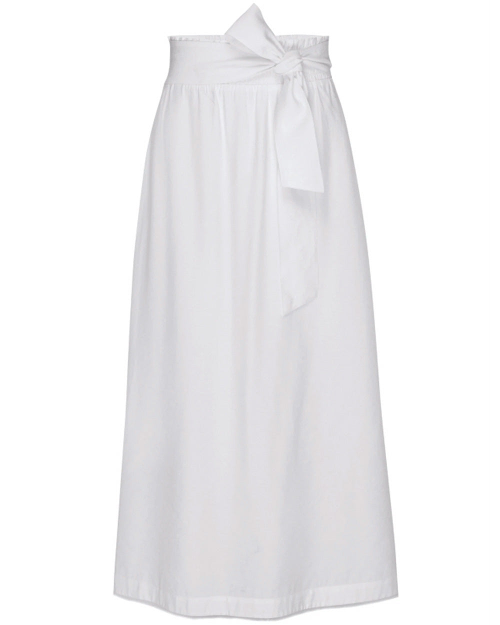 Salt White Summer Smocked Skirt