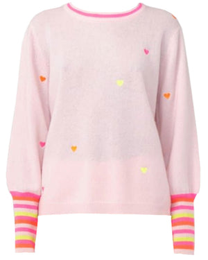 Cherry Blossom Mini Heart Sweater