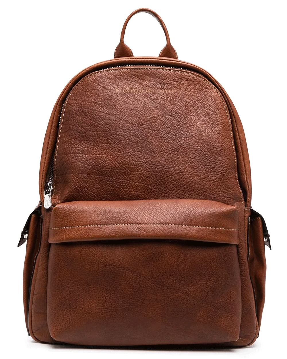 Copper Grained Calfskin Backpack