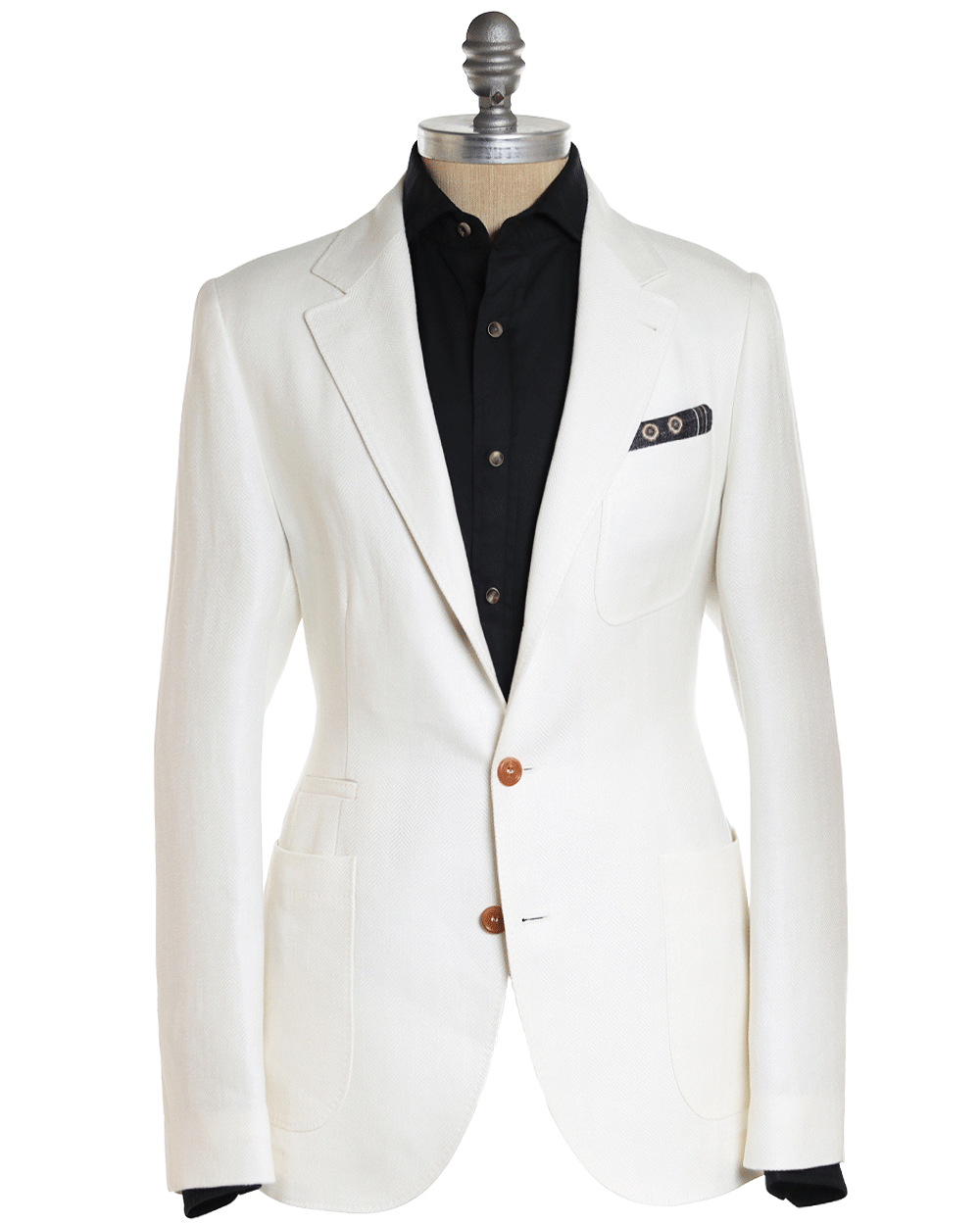 Off White Donegal Chevron Sportcoat