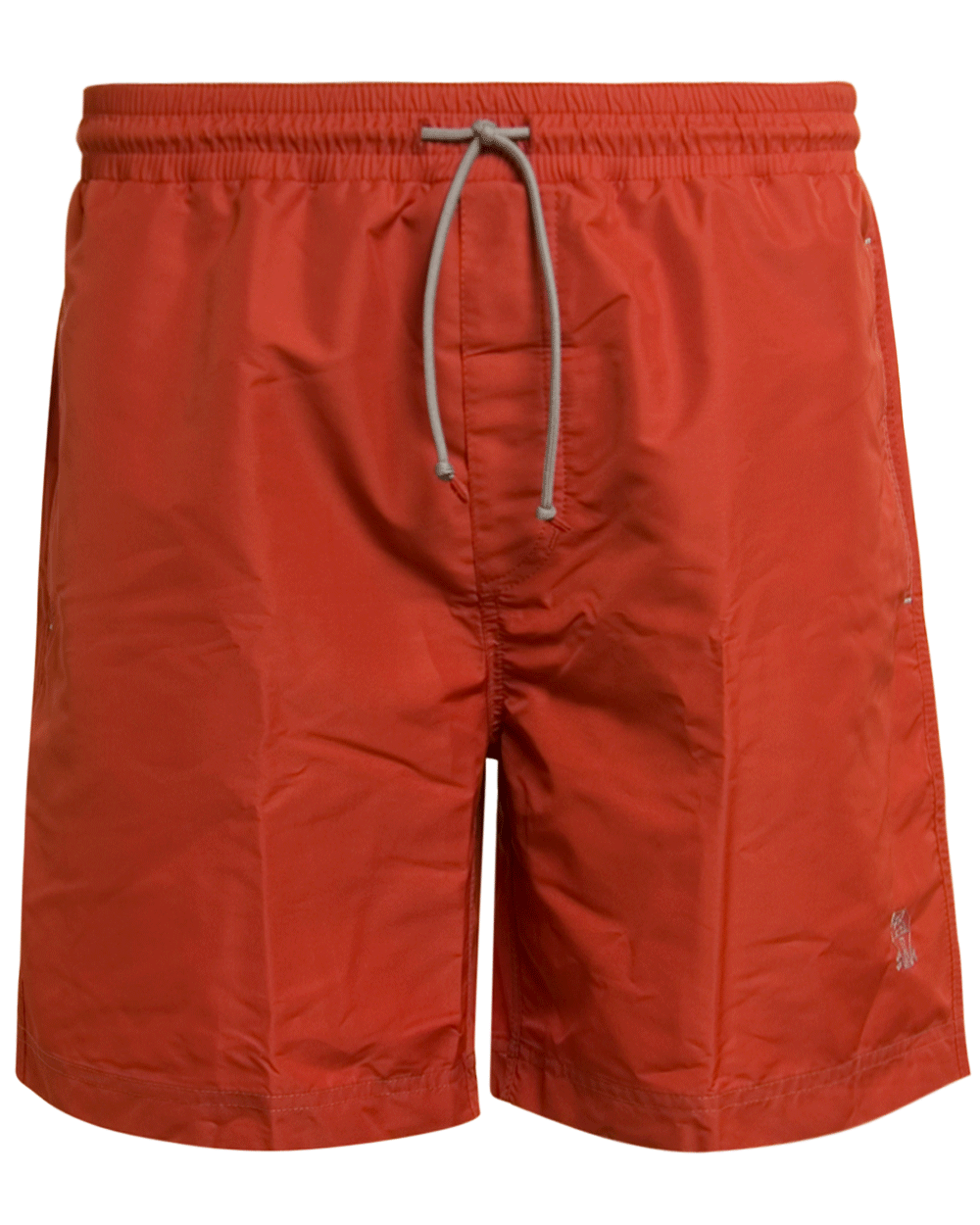 Solid Orange Swim Short