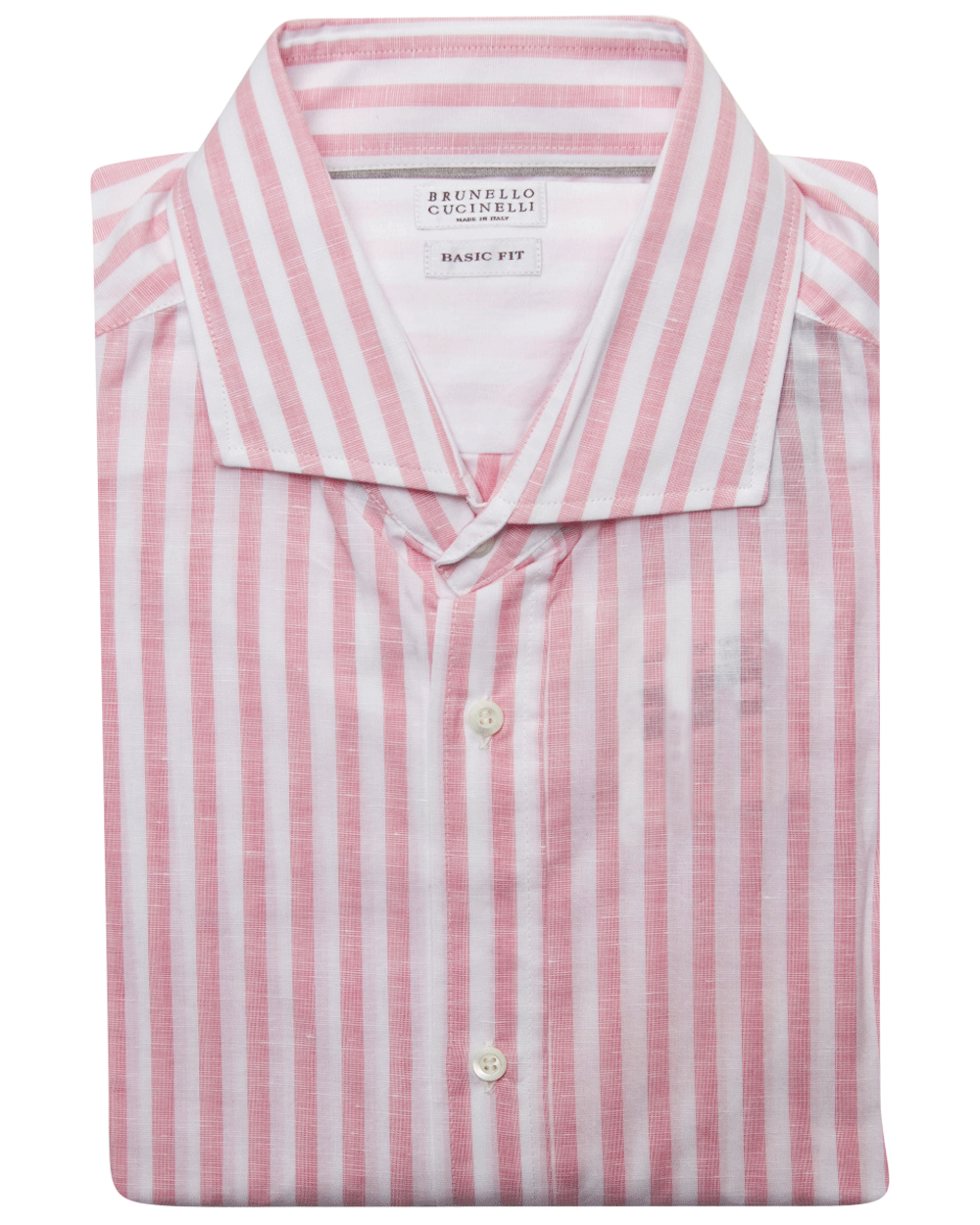 White and Red Striped Sportshirt