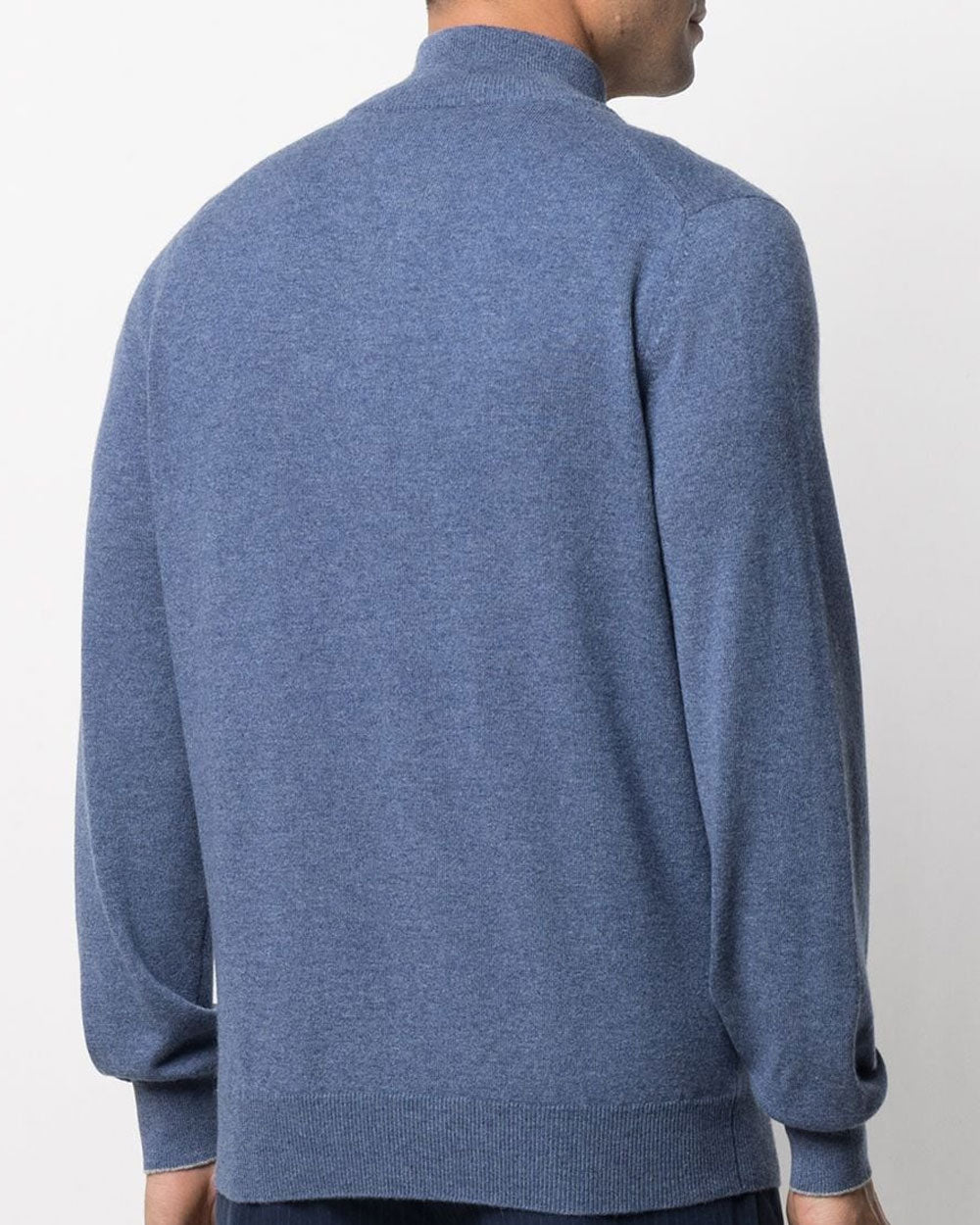 Azzurro Quarter Zip Cashmere Sweater