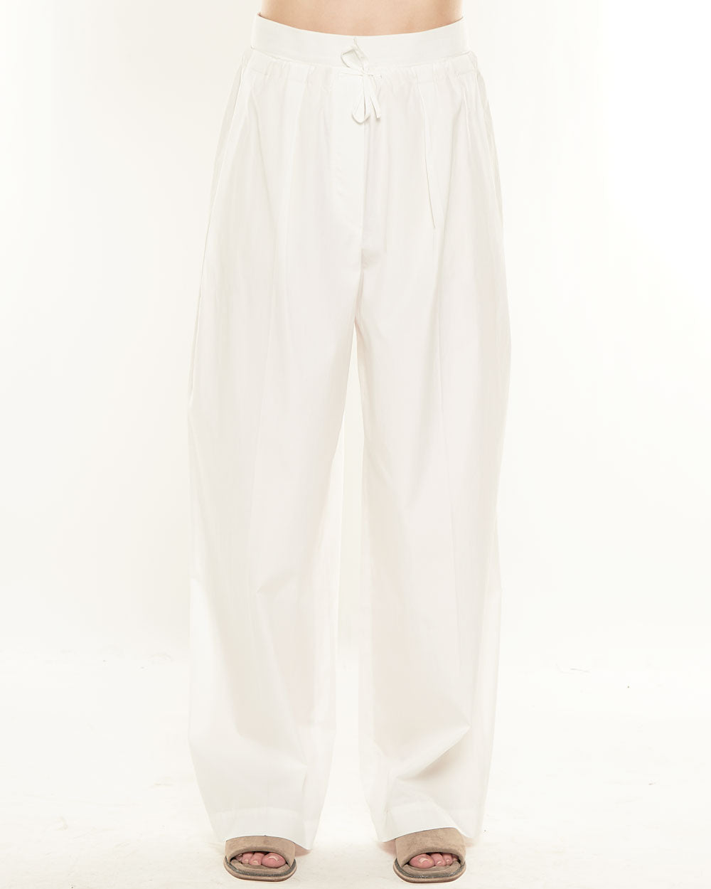 Bianco Pleated Trouser