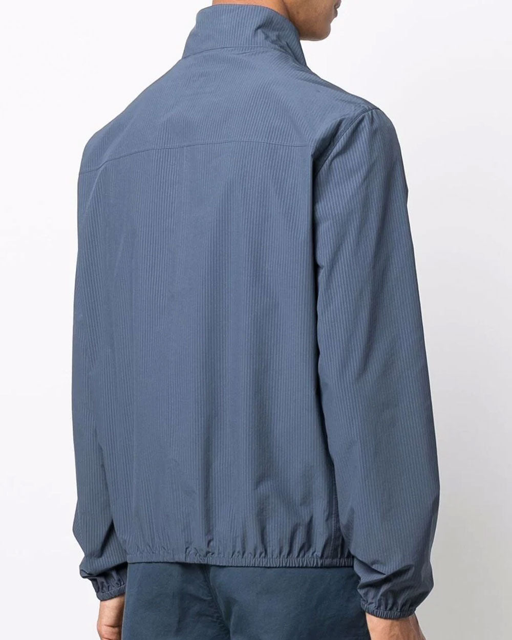 Blue Stripe Lightweight Zip Jacket