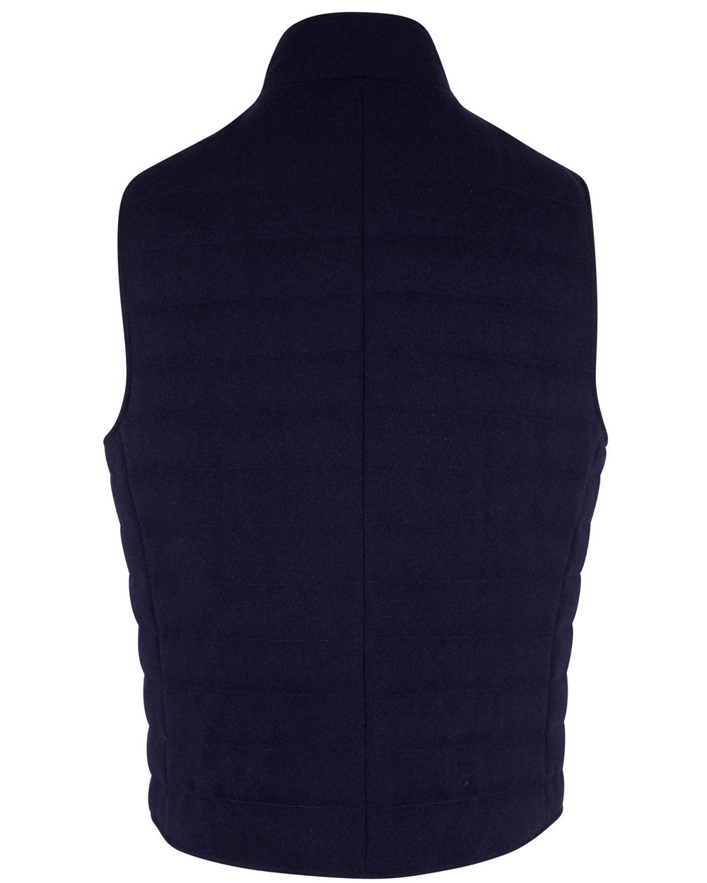 Dark Blue Padded Cashmere Vest