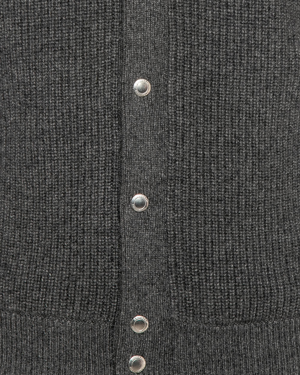 Grey Cashmere Knit Hooded Vest