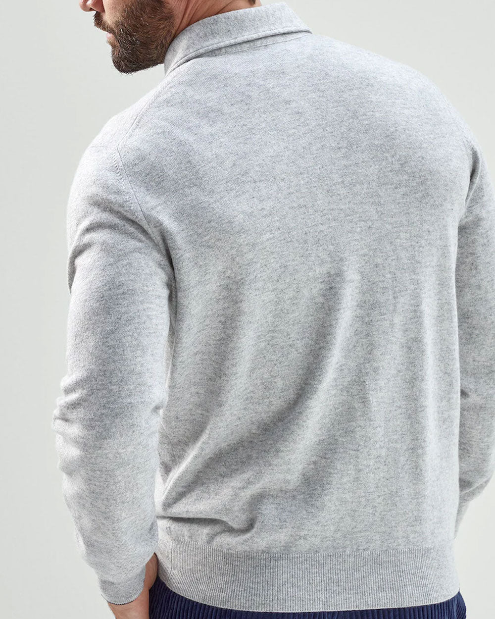 Light Grey Cashmere Sweater