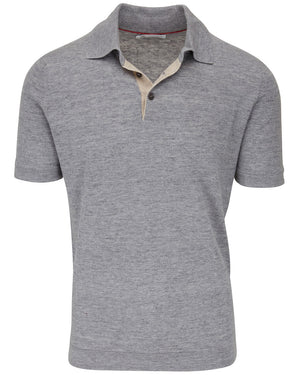 Mid Grey and Oyster Polo