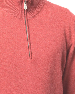 Peonia Cashmere Half-Zip Sweater