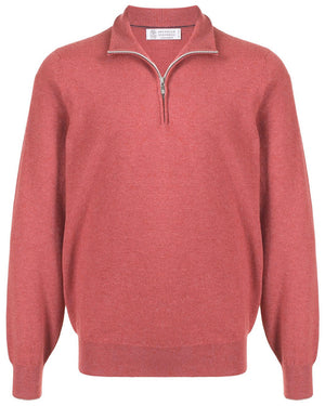 Peonia Cashmere Half-Zip Sweater