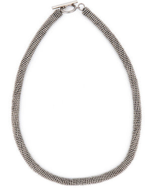 Silver Monili Choker Necklace