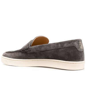Suede Loafer in Grey