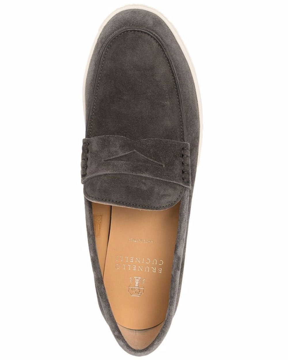 Suede Loafer in Grey