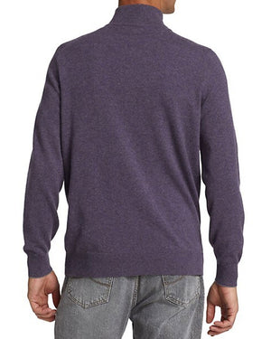 Purple Quarter Zip Sweater