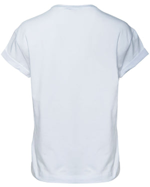 White Monili Collar T-Shirt