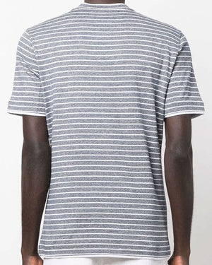 White and Blue Stripe T-Shirt