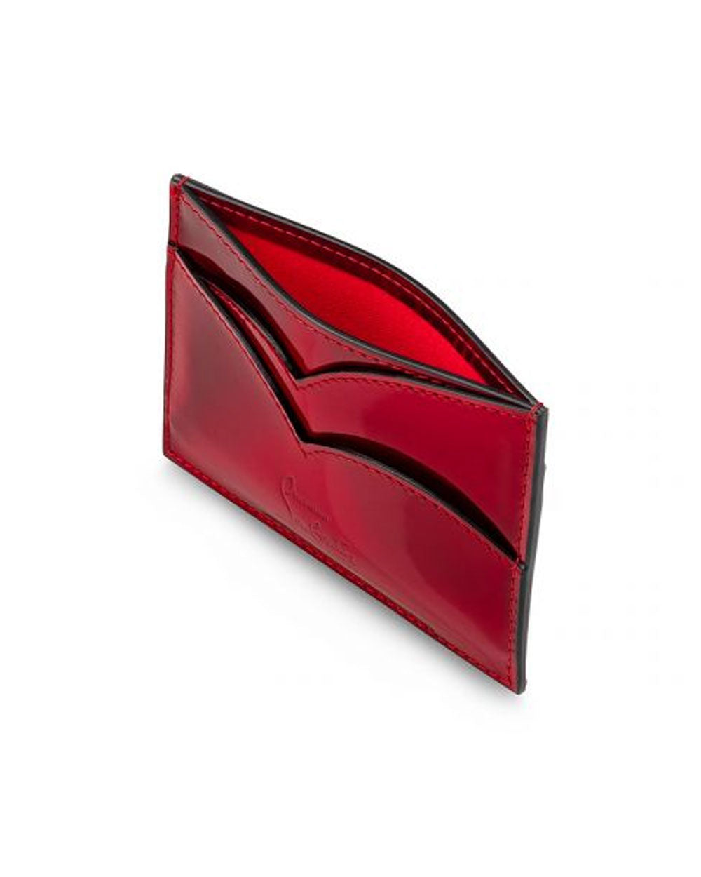 Hot Chick Card Holder in Loubi Red
