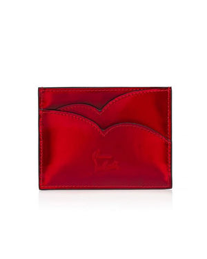 Hot Chick Card Holder in Loubi Red