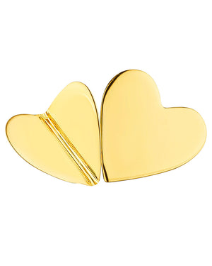Yellow Gold Double Fold Wings of Love Ring