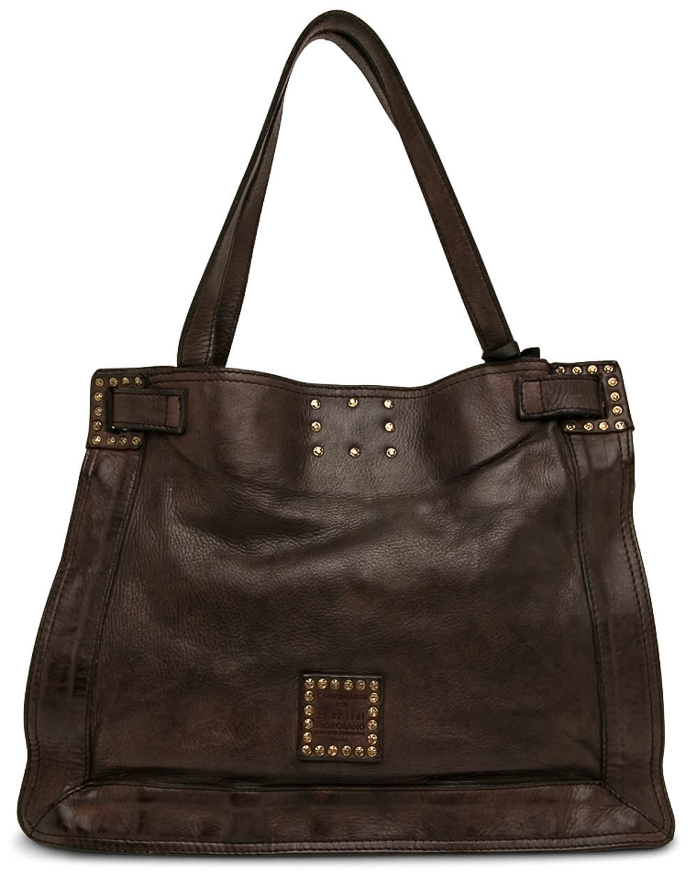 Medium Grigio Diana Leather Shopping Bag