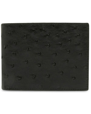 Black Ostrich Wallet