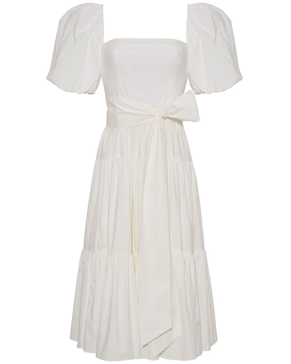 White Sydney Midi Dress