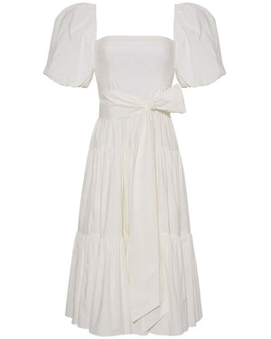 White Sydney Midi Dress