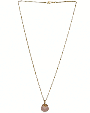 18k Yellow Gold Bell Jar Necklace
