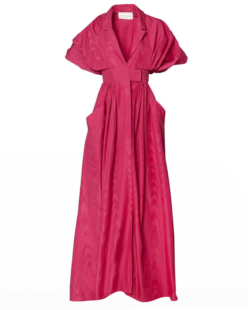 Berry Short Sleeve Trench Gown
