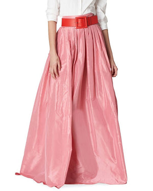 Blush Silk Taffeta Ball Skirt