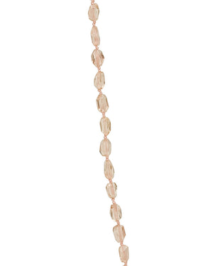 Sunstone Beaded Long Necklace