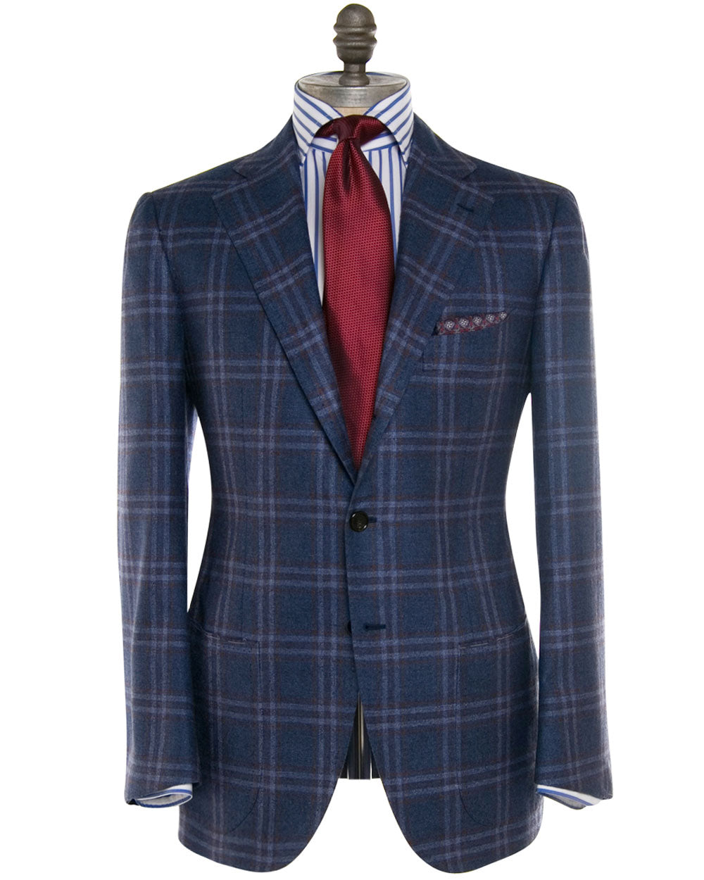 Blue and Rust Plaid Sportcoat