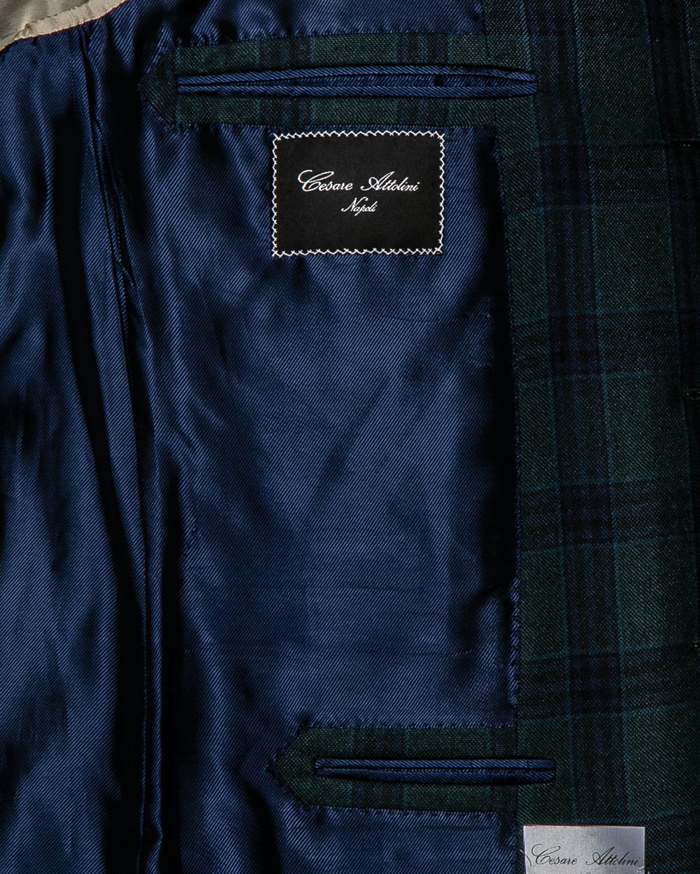 Forest and Navy Plaid Sportcoat
