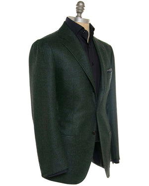 Green Cashmere Solid Sportcoat