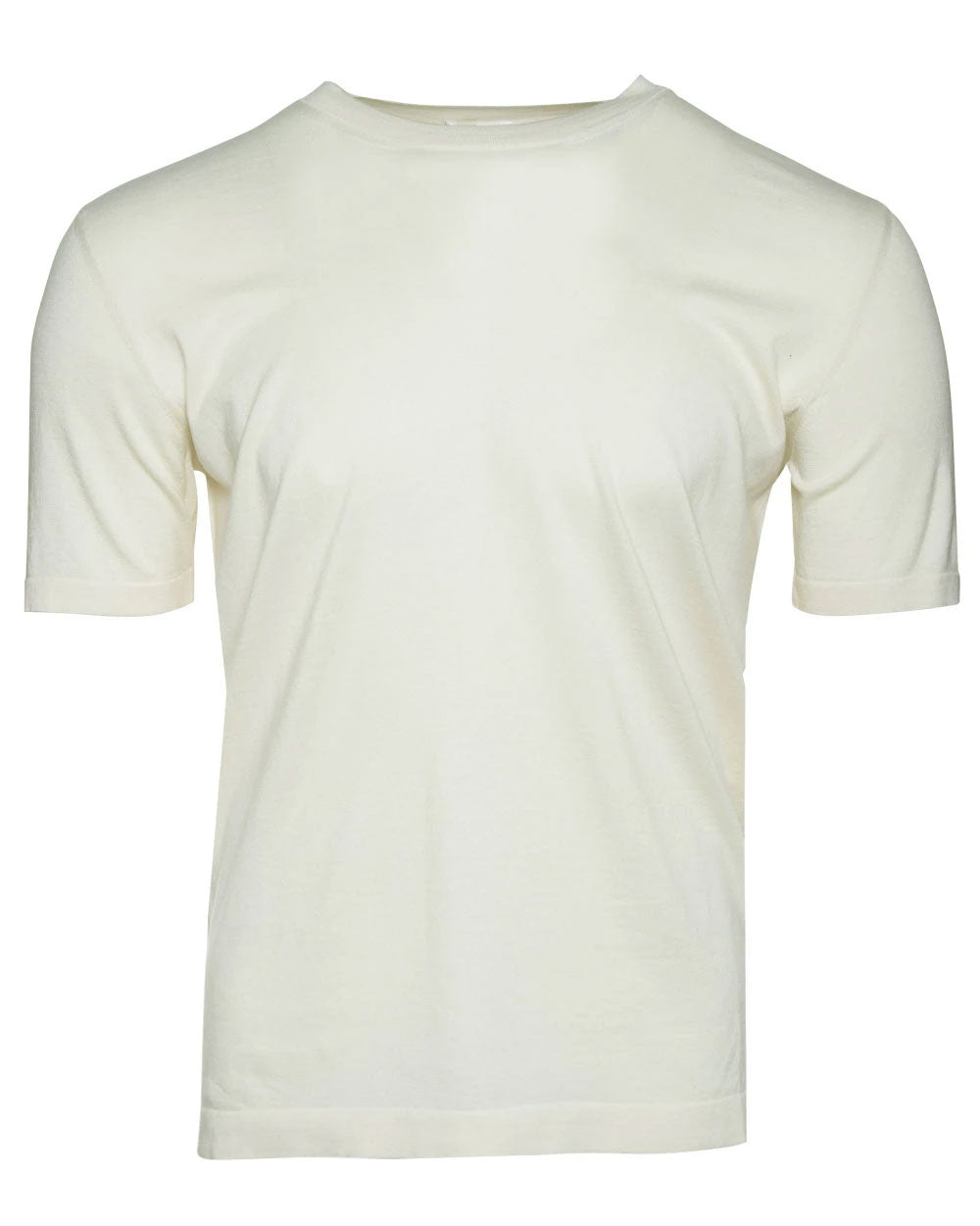 Ivory Cashmere Blend T-Shirt