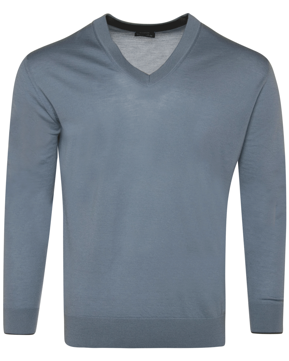 Midgrey Cashmere V-Neck Sweater