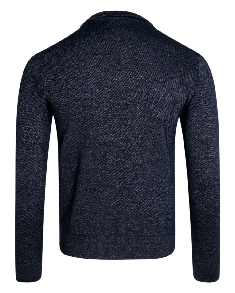 Navy Full Zip Sweater