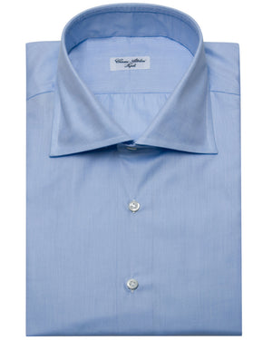 Sky Blue Cotton Dress Shirt