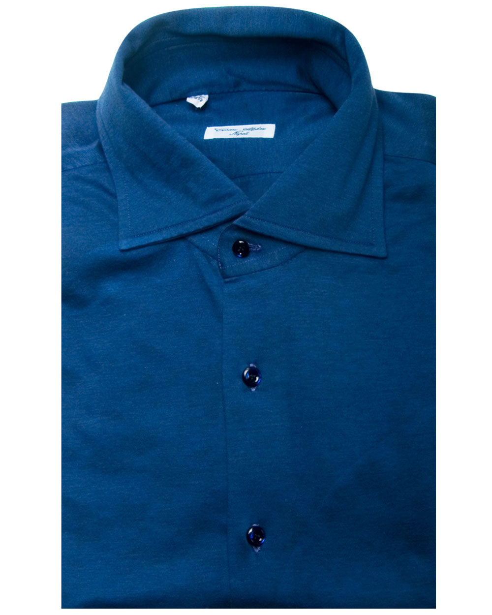 Sky Blue Jersey Knit Shirt