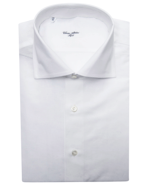 White Heathered Dress Shirt