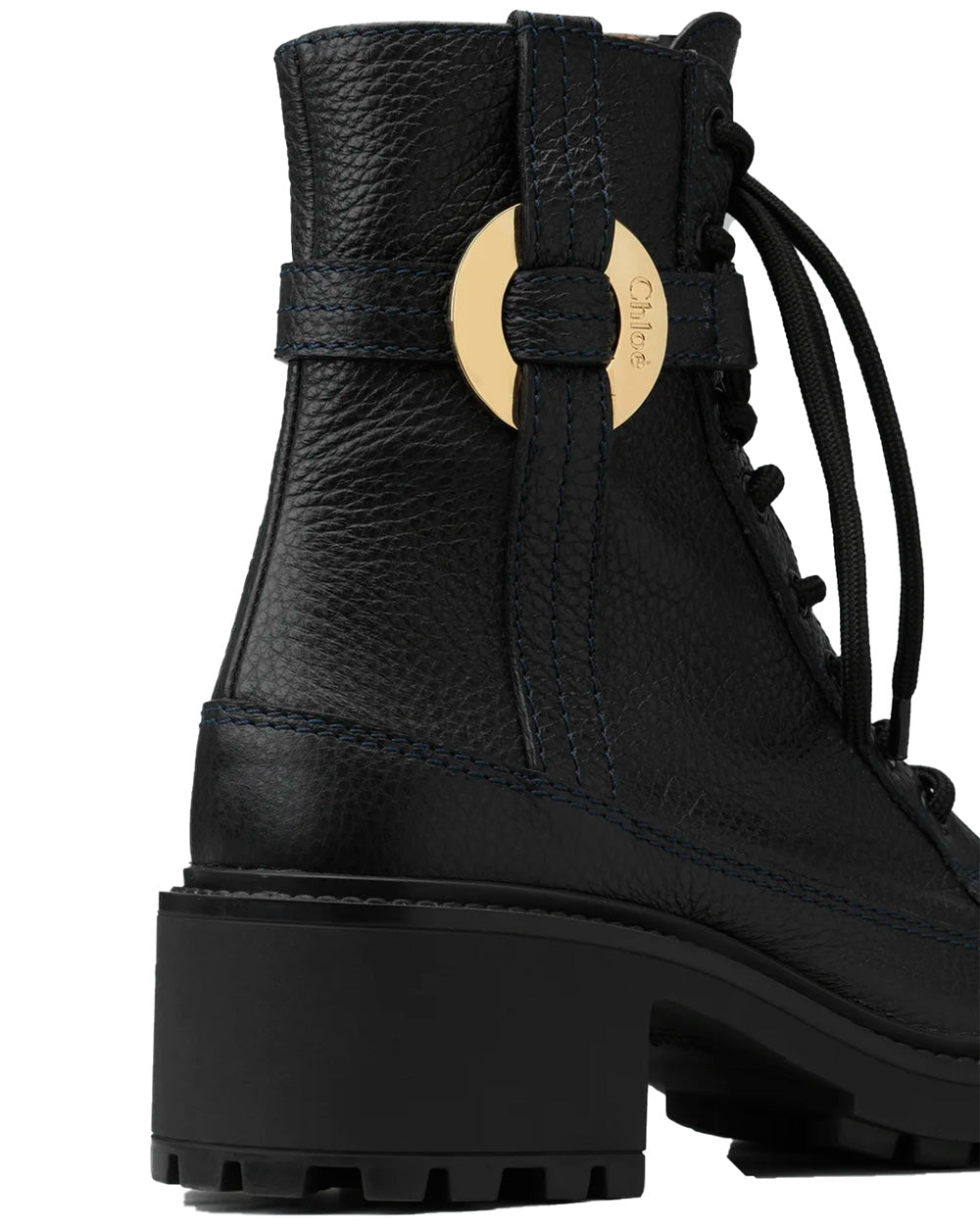 Black Darryl Lace Up Ankle Boot