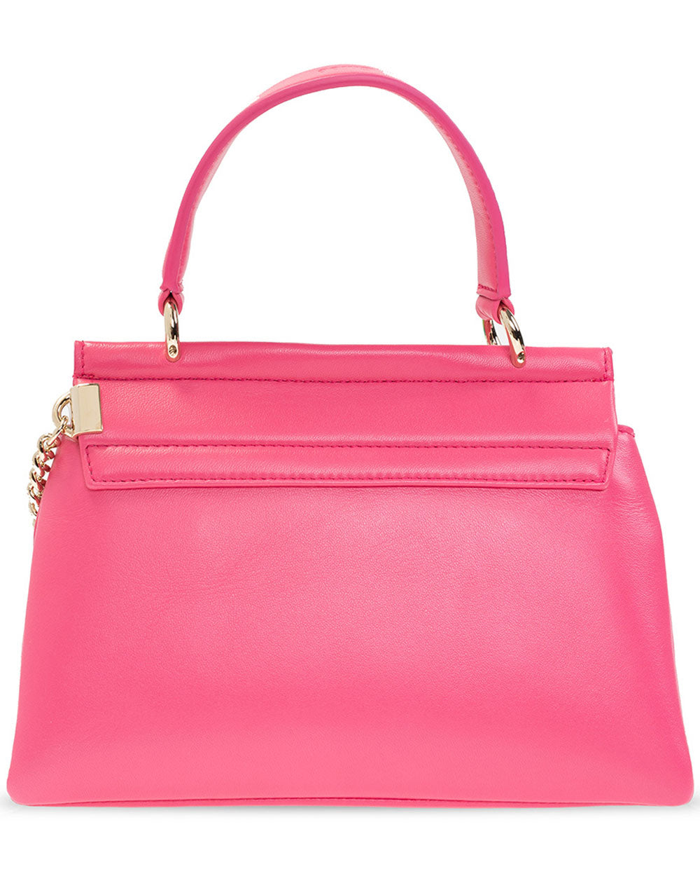 Mini Faye Shoulder Bag in Hot Pink