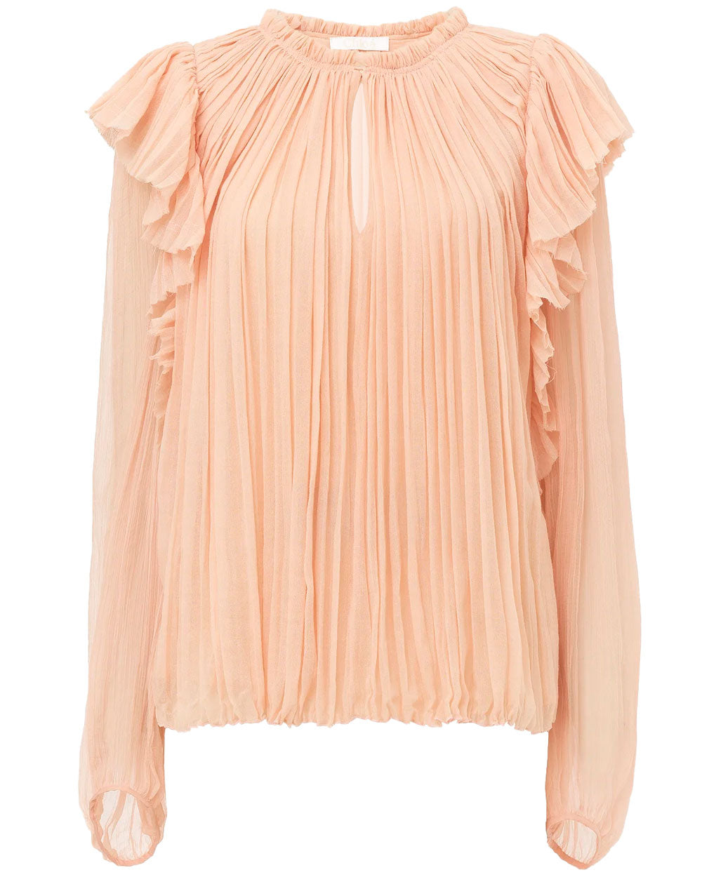Maple Pink Pleated Blouse