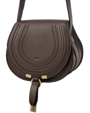 Marcie Small Saddle Bag in Bold Brown